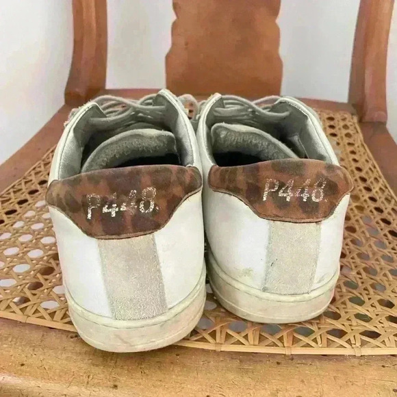 P448 SIZE 41 (9.5 US WOMEN) SNEAKER white with animal print - Picture 5 of 10